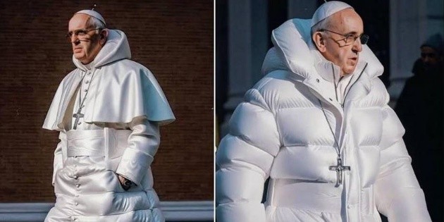  Viral: ¡Y soporten! Crean imágenes del papa Francisco con IA y surgen los memes