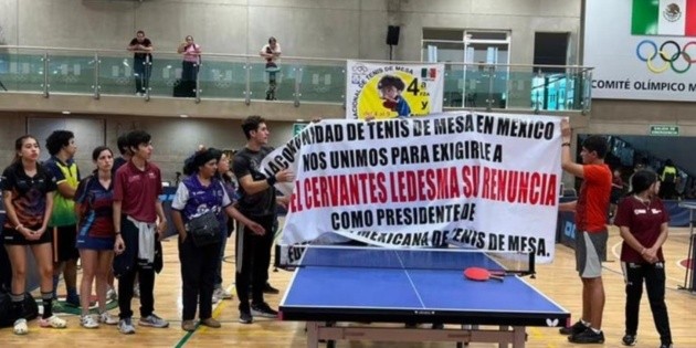  Tenis de mesa: Interrumpen Asamblea Ordinaria en el COM: piden la salida de Miguel Cervantes