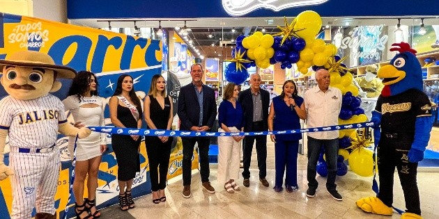  Charros de Jalisco: Inauguran la primera tienda insignia del equipo tapatío de béisbol en La Gran Plaza
