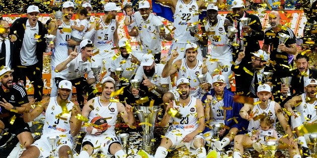  Real Madrid: Merengues remontan y logran su undécimo título en la Euroliga de Baloncesto