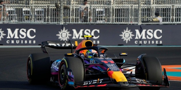  F1: “Checo” Pérez, cuarto en primer día de prácticas en Gran Premio de Miami