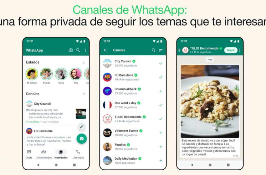  WhatsApp presenta Channels, ¿qué es y cómo funciona?
