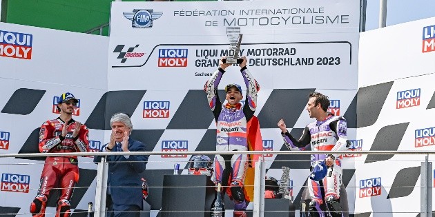  MotoGP: Dramática victoria de Jorge Martin en Sachsenring