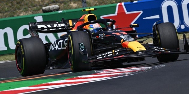  Checo Pérez, en el Top-3 en último ensayo libre del Gran Premio de Hungría
